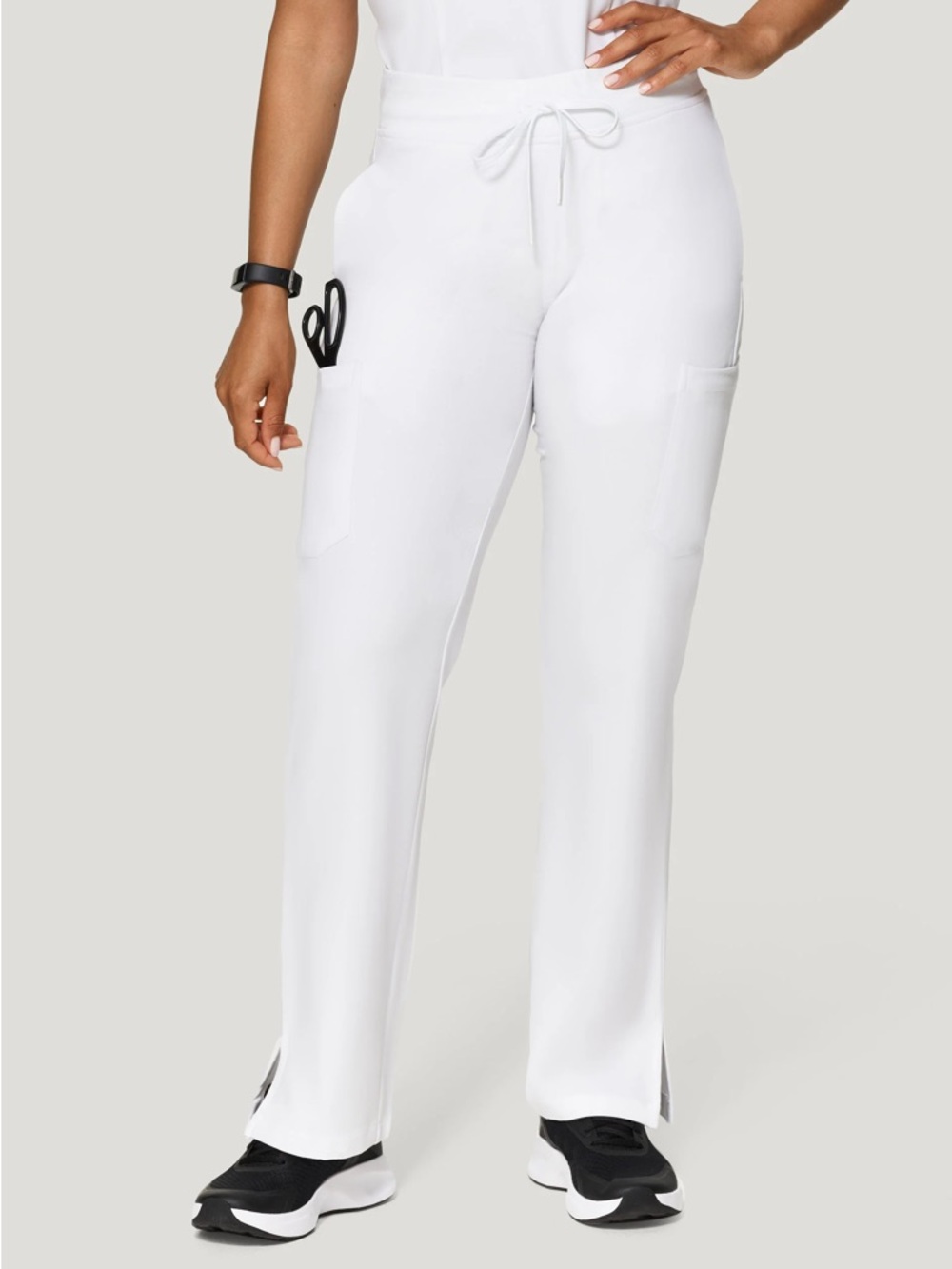 MANDALA Women's Scrub Pants 9 Pocket
Cargo Pants White Size XXS